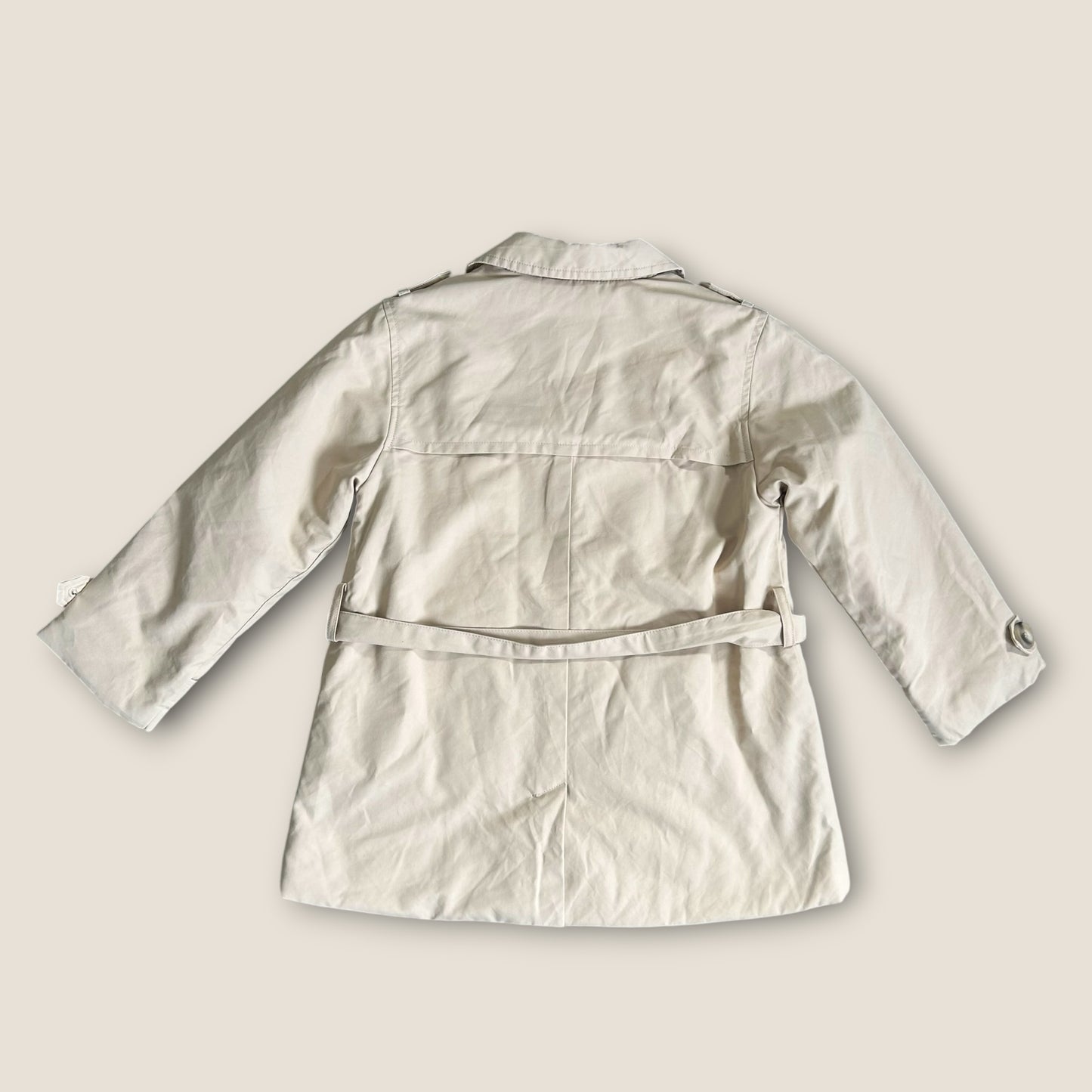4-5 Years Zara Beige Trench Coat Mac Jacket