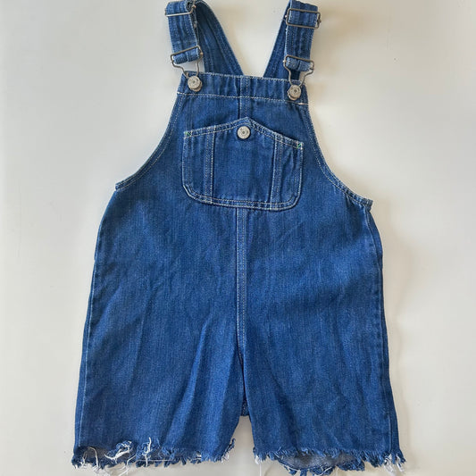 3-4 Years Zara Blue Denim Short Dungarees