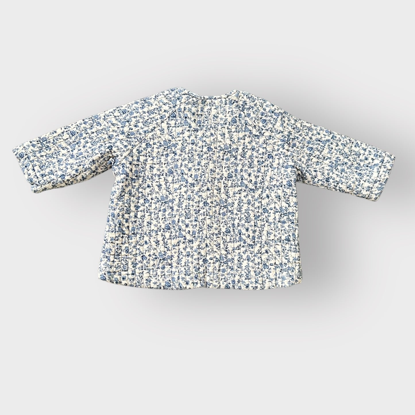 9-12 Months Zara Blue Floral Quilted Jacket